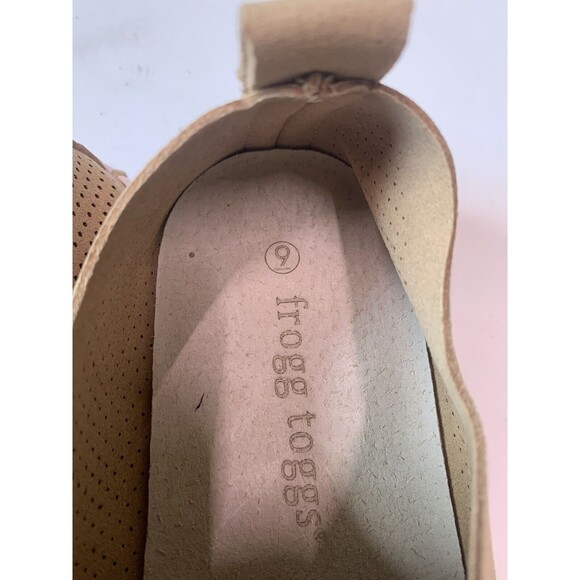 frogg toggs Womens Travelers Lace-up Comfort Shoe Beige Size 9 - Picture 9 of 10